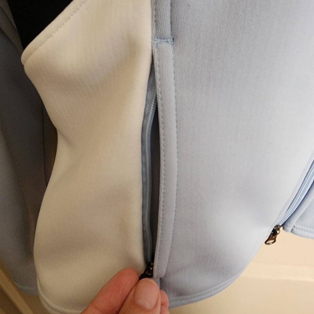 Cannondale Women's Cycling Jacket Full Zip Performance Fabric Light Blue Size S - Picture 7 of 15